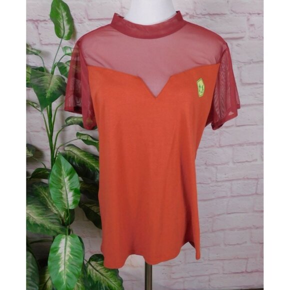 SALE Hot Topic She-Ra Catra Mesh Panel T-Shirt | NWT Bold Cosplay Top Sz XL - Picture 1 of 11